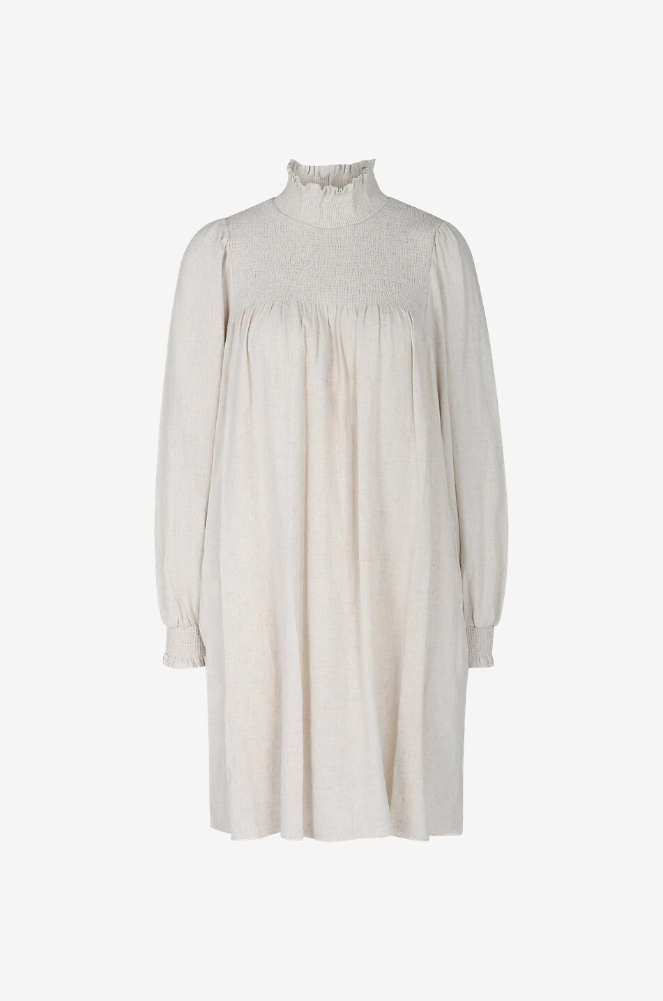 Robe courte en viscose et lin Vaudrey