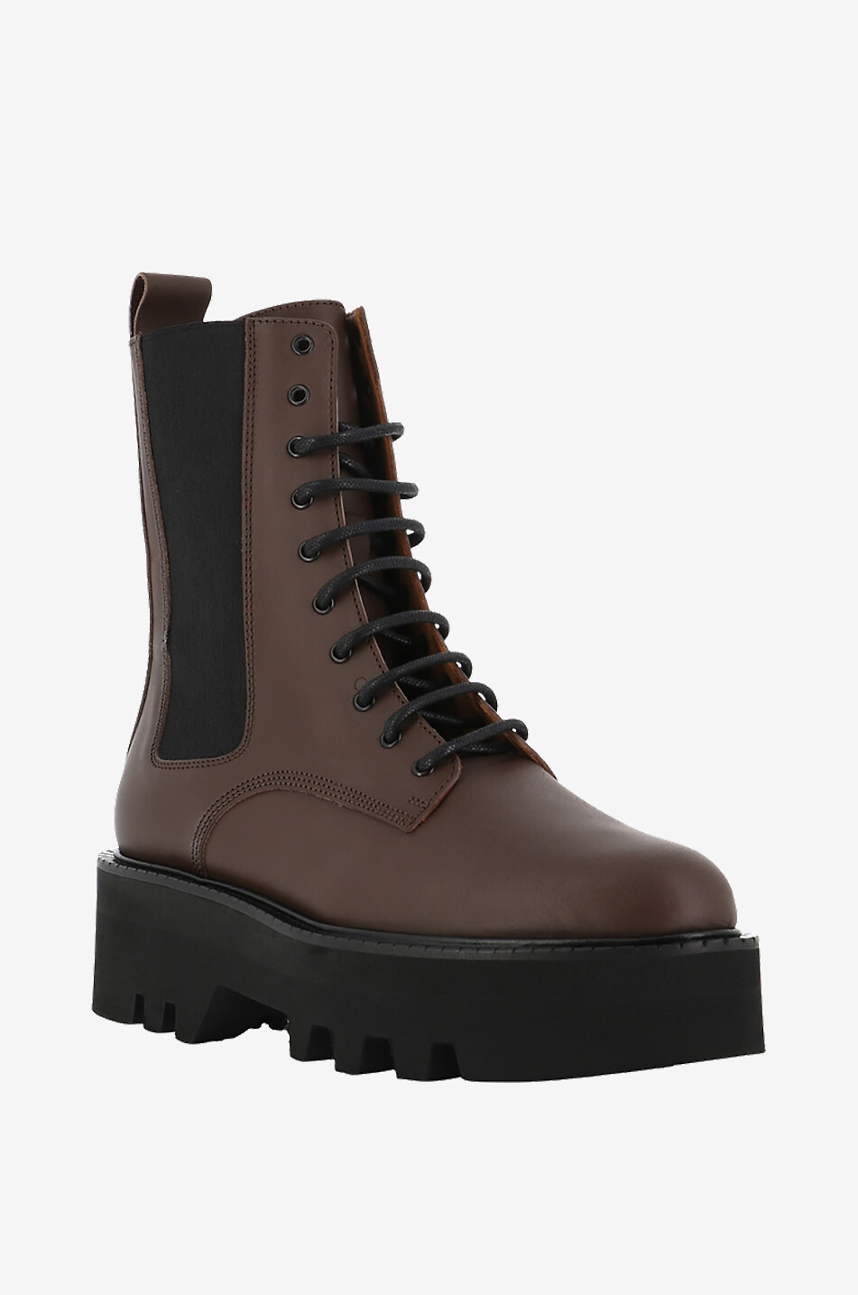 ATP ATELIER Schnürstiefeletten aus Rindsleder Pesaro Damen DUNKELBRAUN 1
