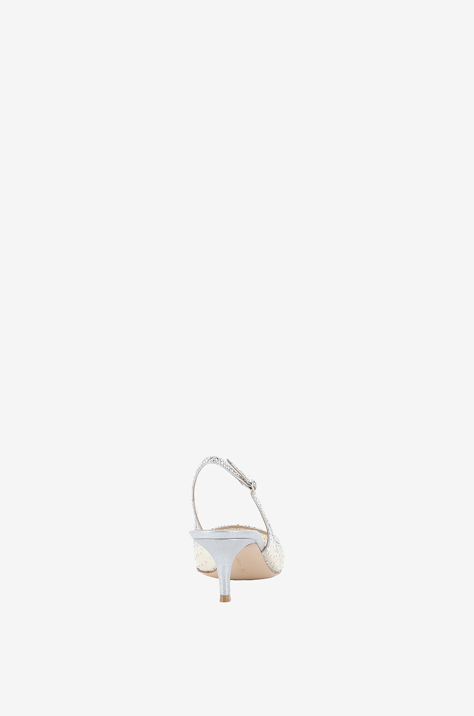 Regina 55 crystal adorned sling-back pumps