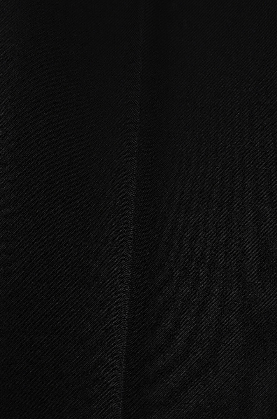 SAINT LAURENT PARIS Gerade Hose aus Woll-Twill Damen SCHWARZ 3