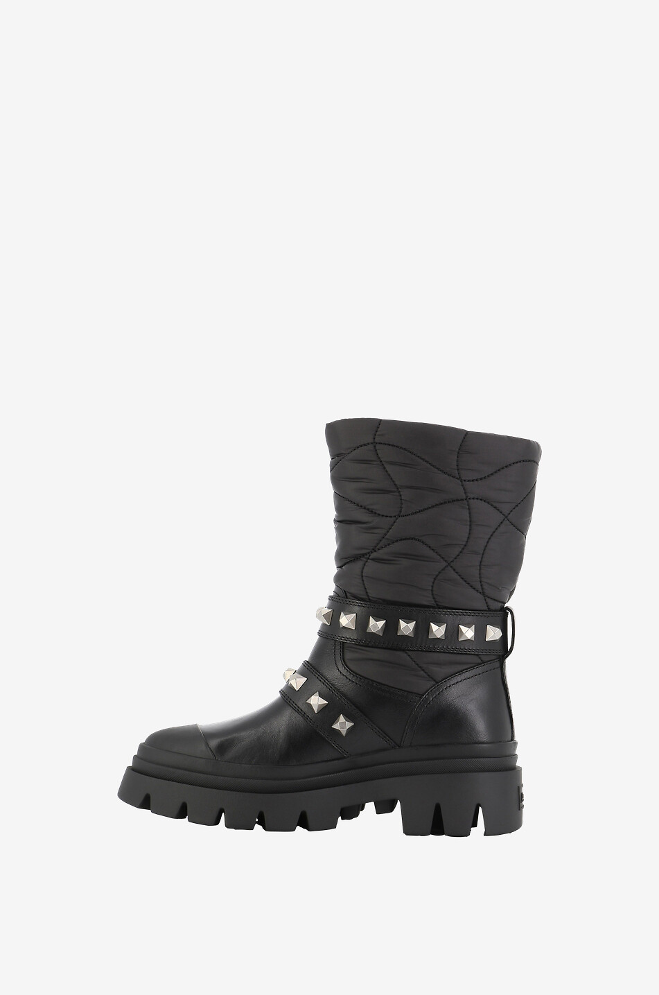 Bottines plates en cuir de veau Polar