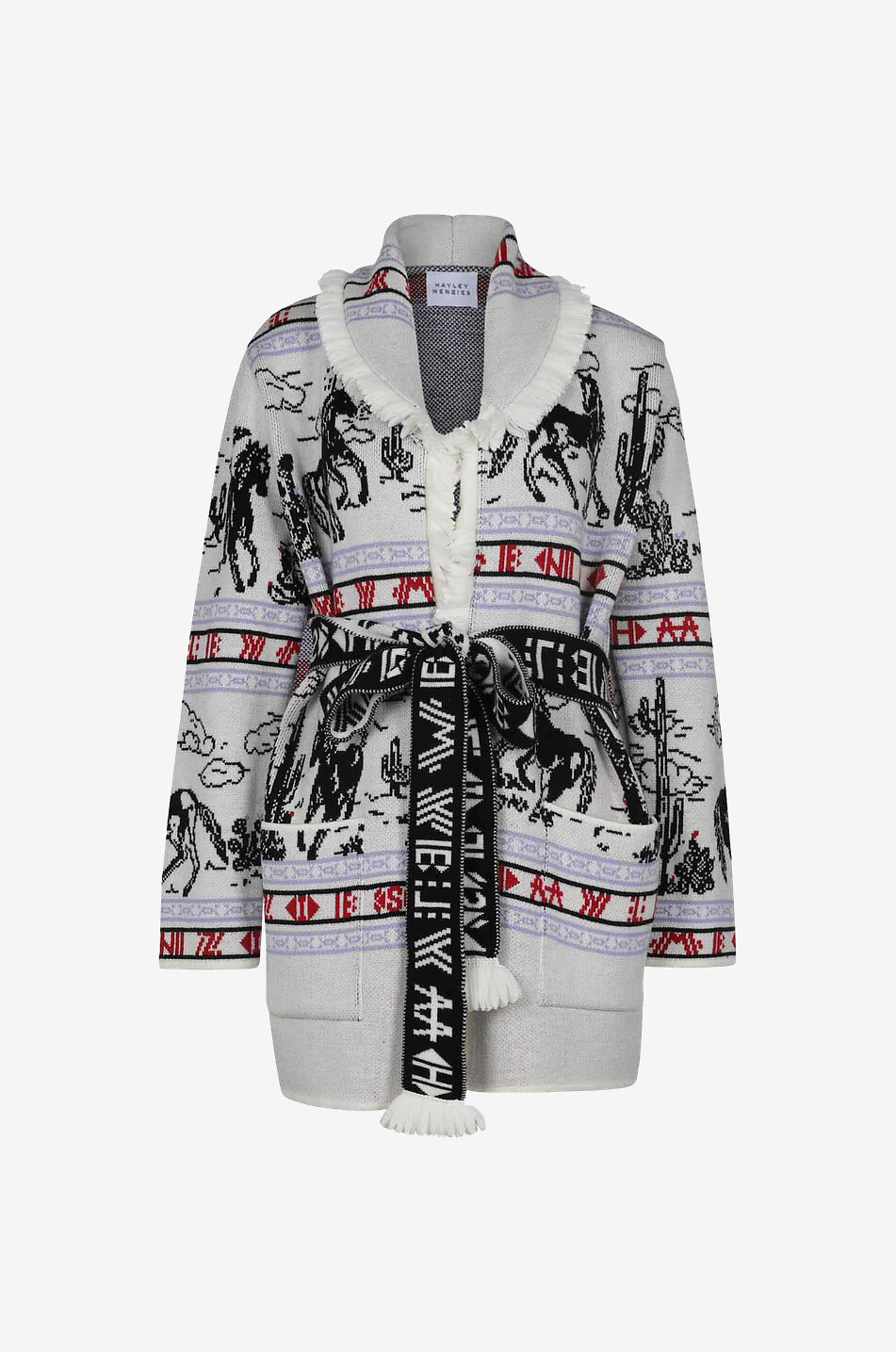 Bronco merino wool cardigan