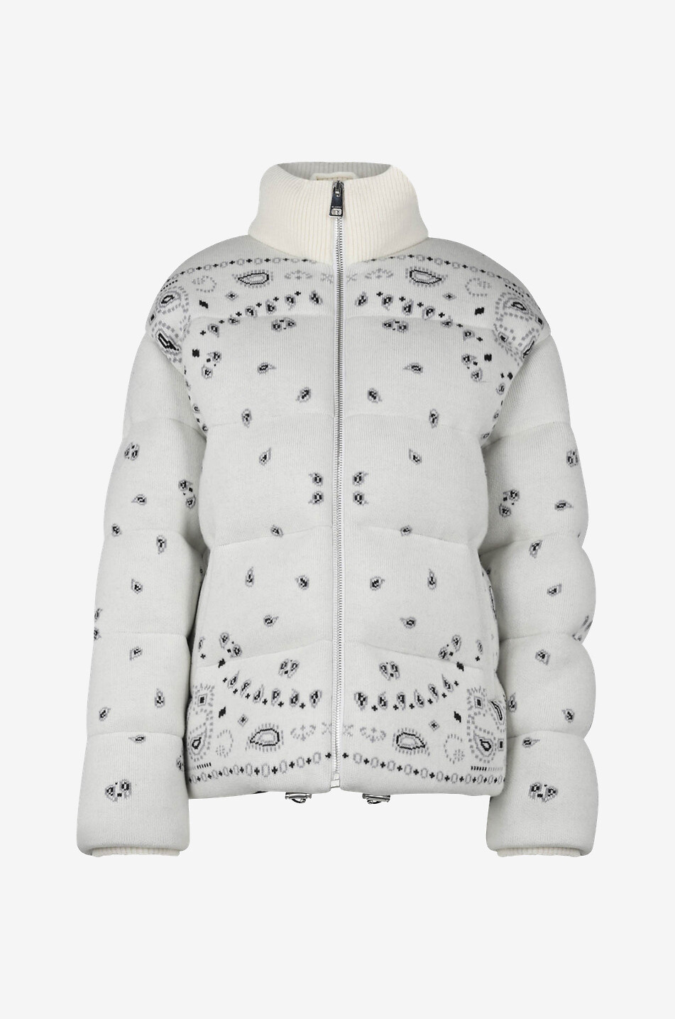 Doudoune en maille Bandana Jacquard