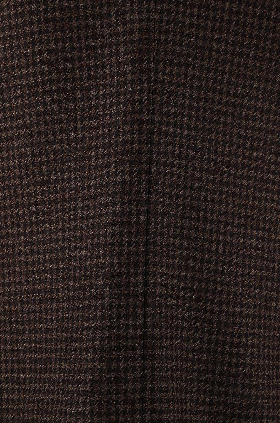 CARUSO Aida checked wool and silk blazer Men DARK BROWN 3