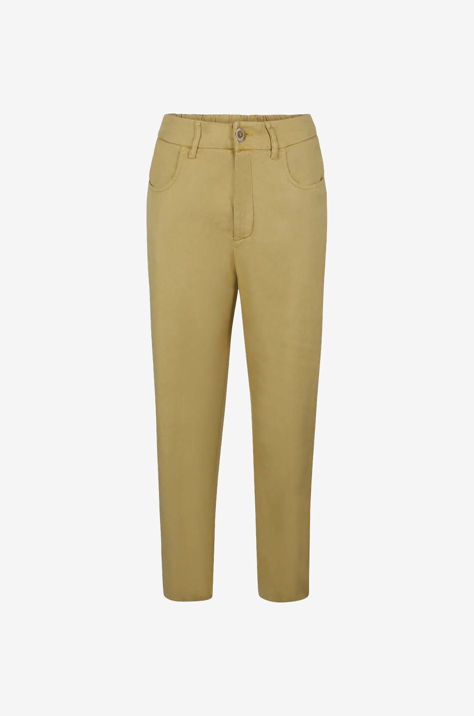 Stelo fluid twill carrot trousers