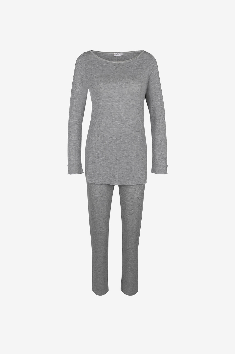PALADINI Zucchero rib jersey pyjama set Women LIGHT GREY 1