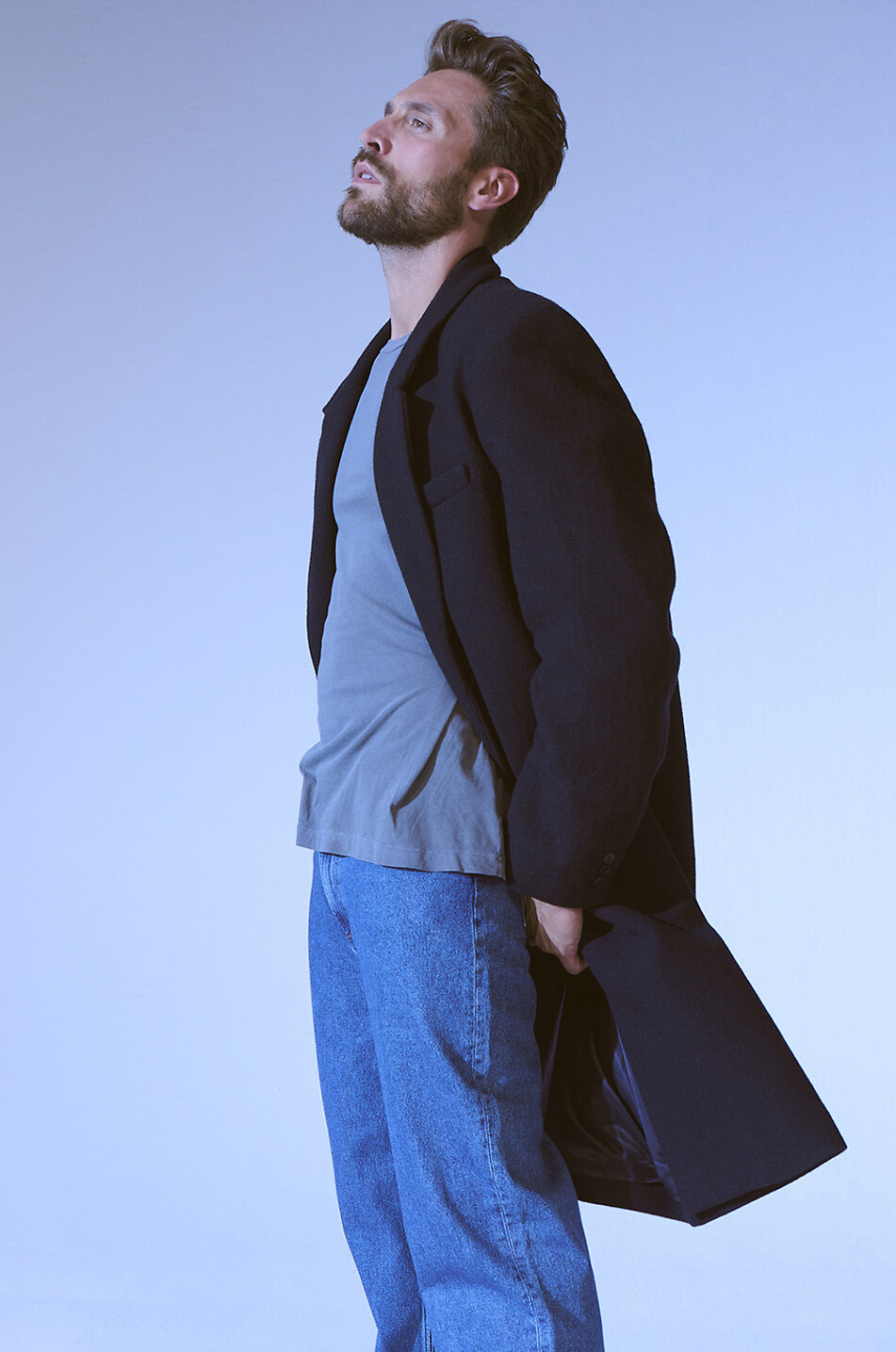 JAMES PERSE Rundhals-Kurzarm-T-Shirt aus leichtem Jersey Herren HELLGRÜN 4