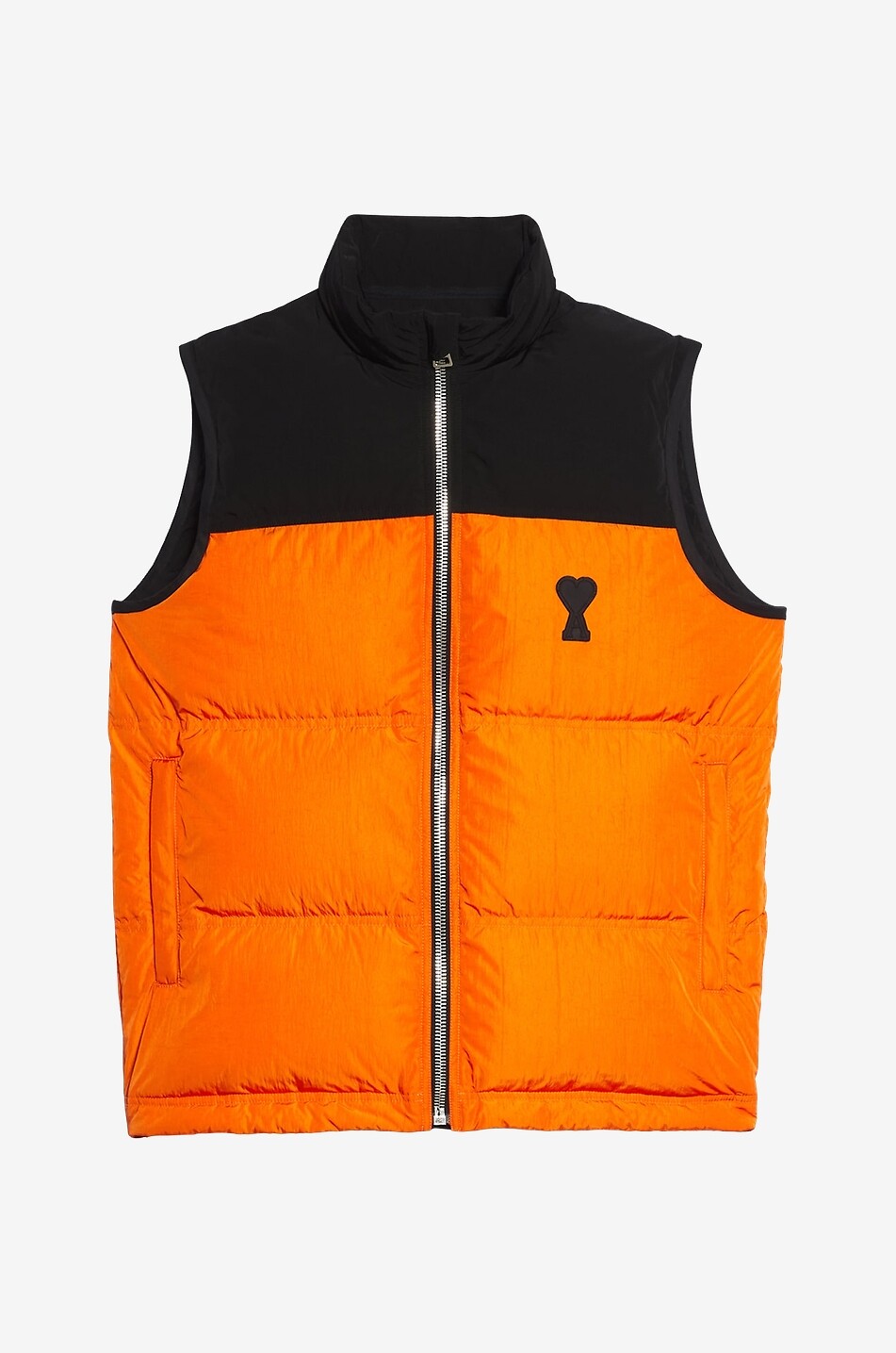 AMI Gilet à fermeture éclair Homme ORANGE 1