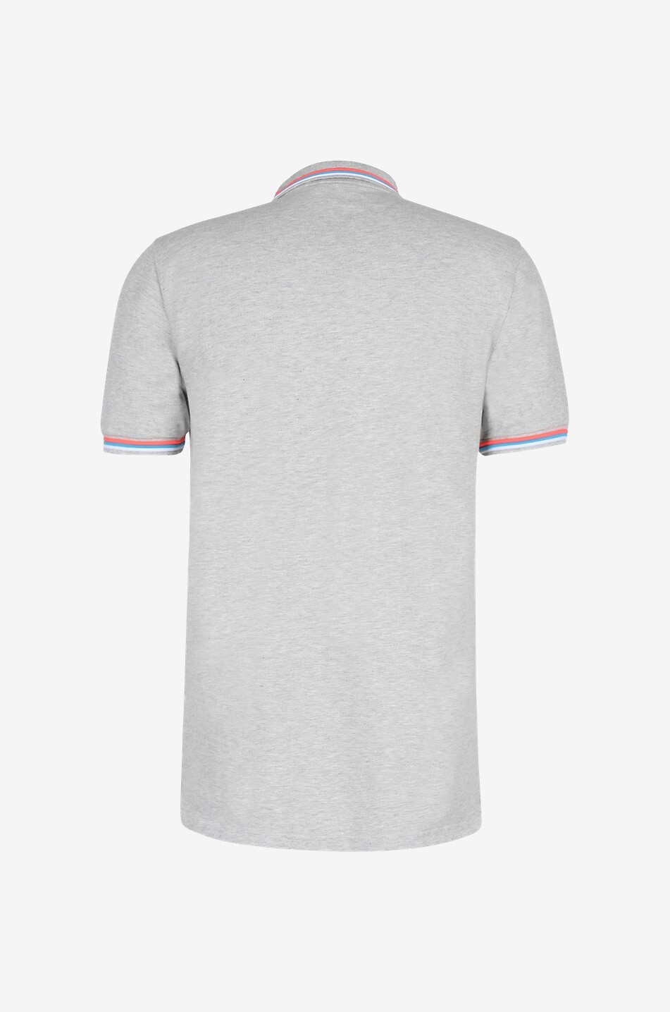 SUNDEK Polohemd mit Streifen-Details Brice Herren MITTELGRAU 2