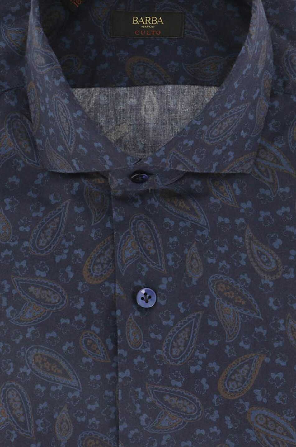 Langärmeliges Hemd aus Baumwolle mit Paisley-Print Culto