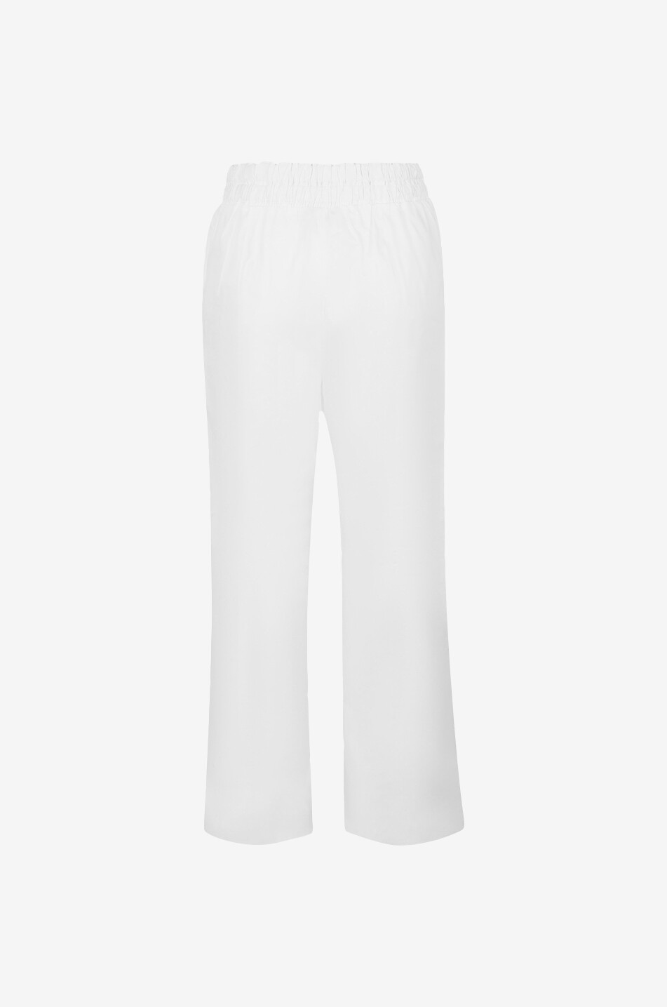 Pantalon large en popeline