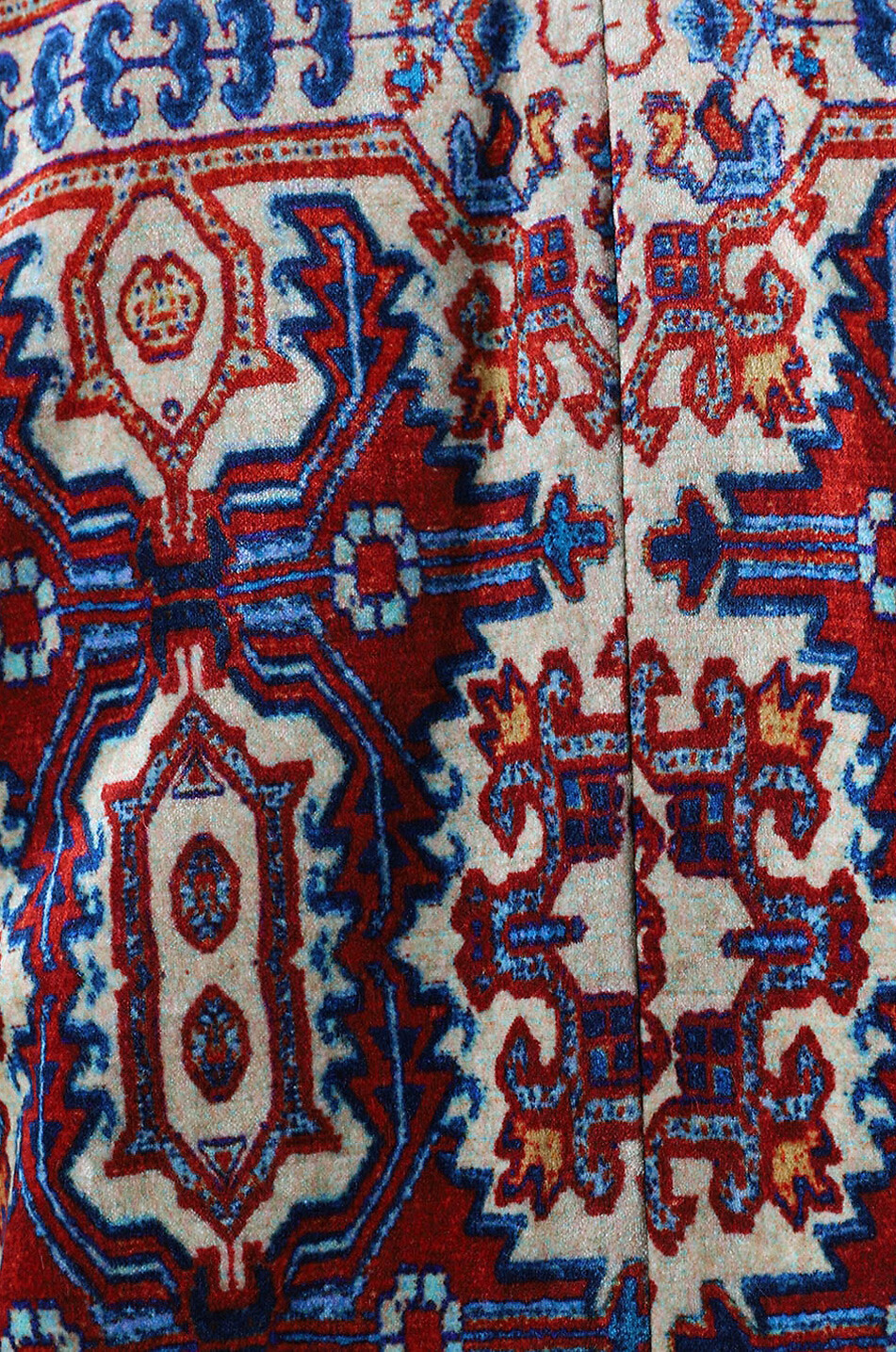 ISABEL MARANT Greta carpet printed velvet oversize jacket Women MULTI COLOURED 3
