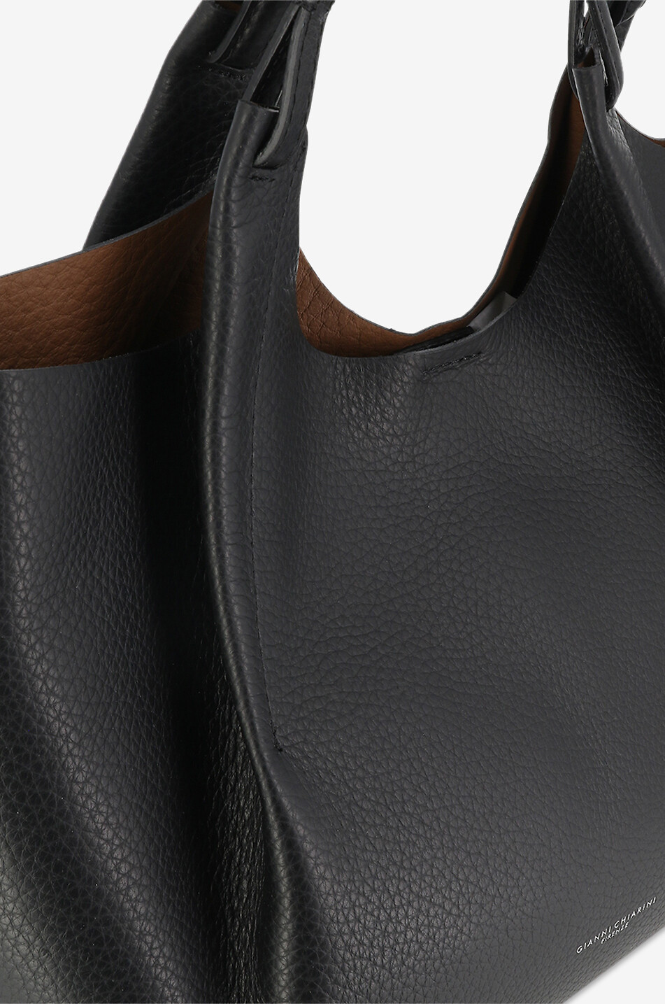 Sac à main en cuir grainé Dua
