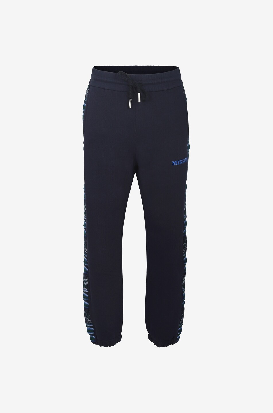 Pantalon de jogging en molleton détails maille