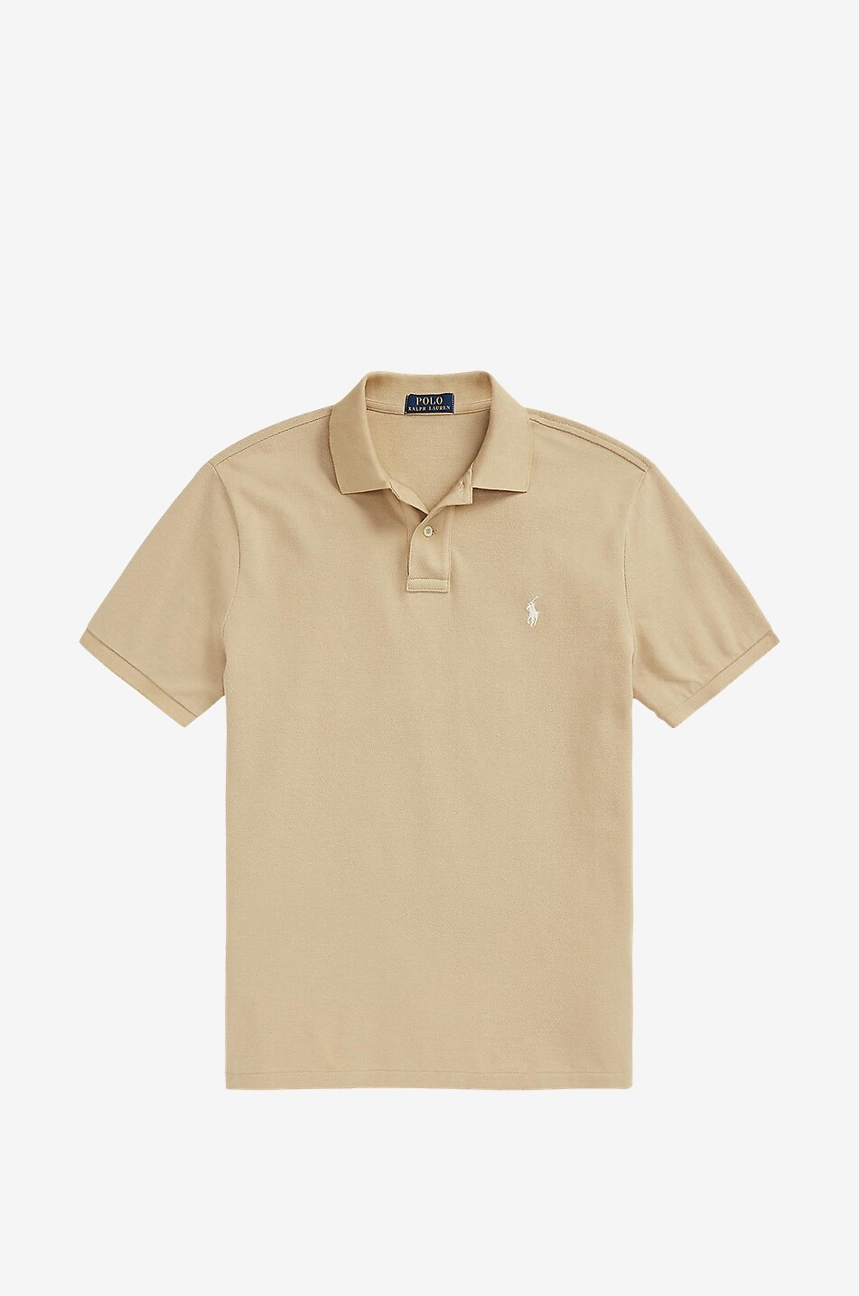 Polo en coton piqué brodé Pony Custom Slim Fit