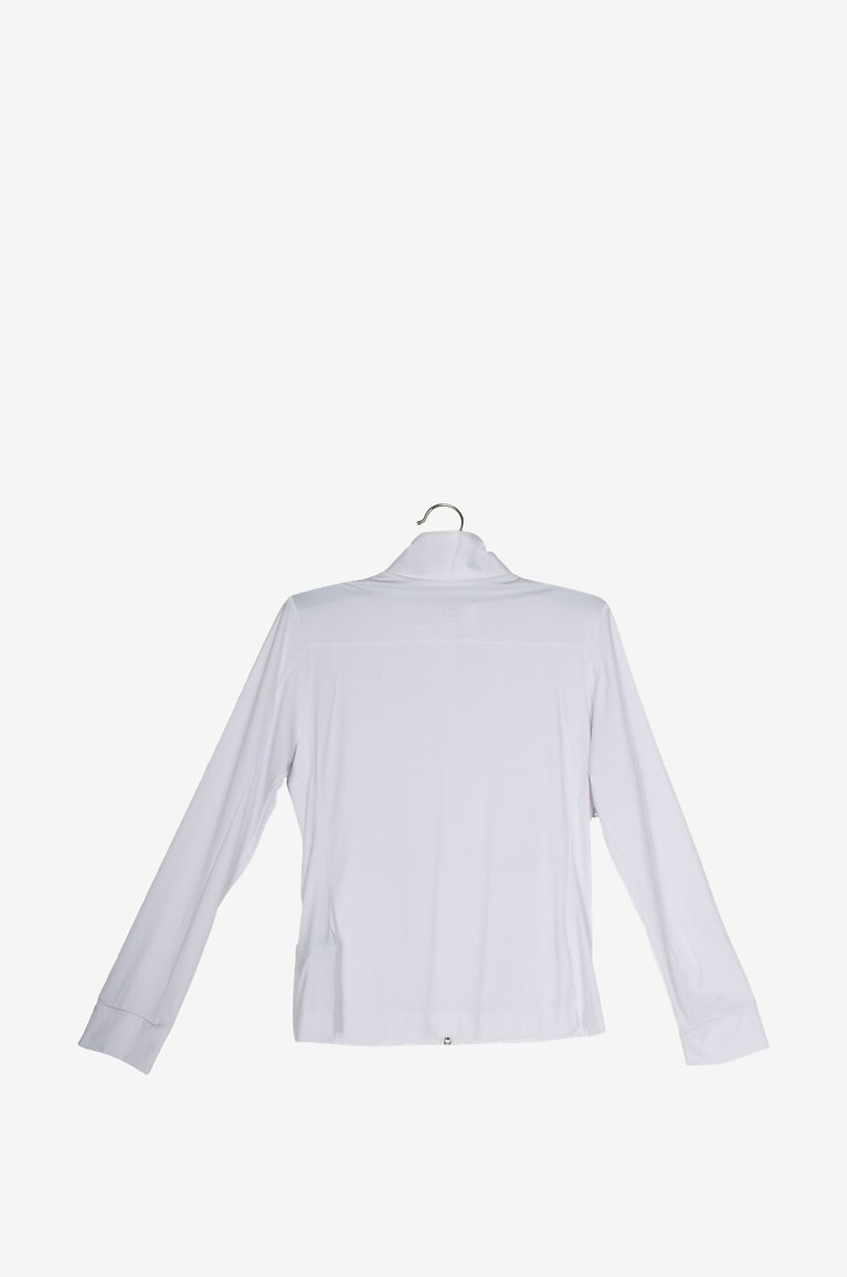 POIVRE BLANC Cardigan survêtement en jersey technique enfant Performance Stretch Unisexe BLANC 2