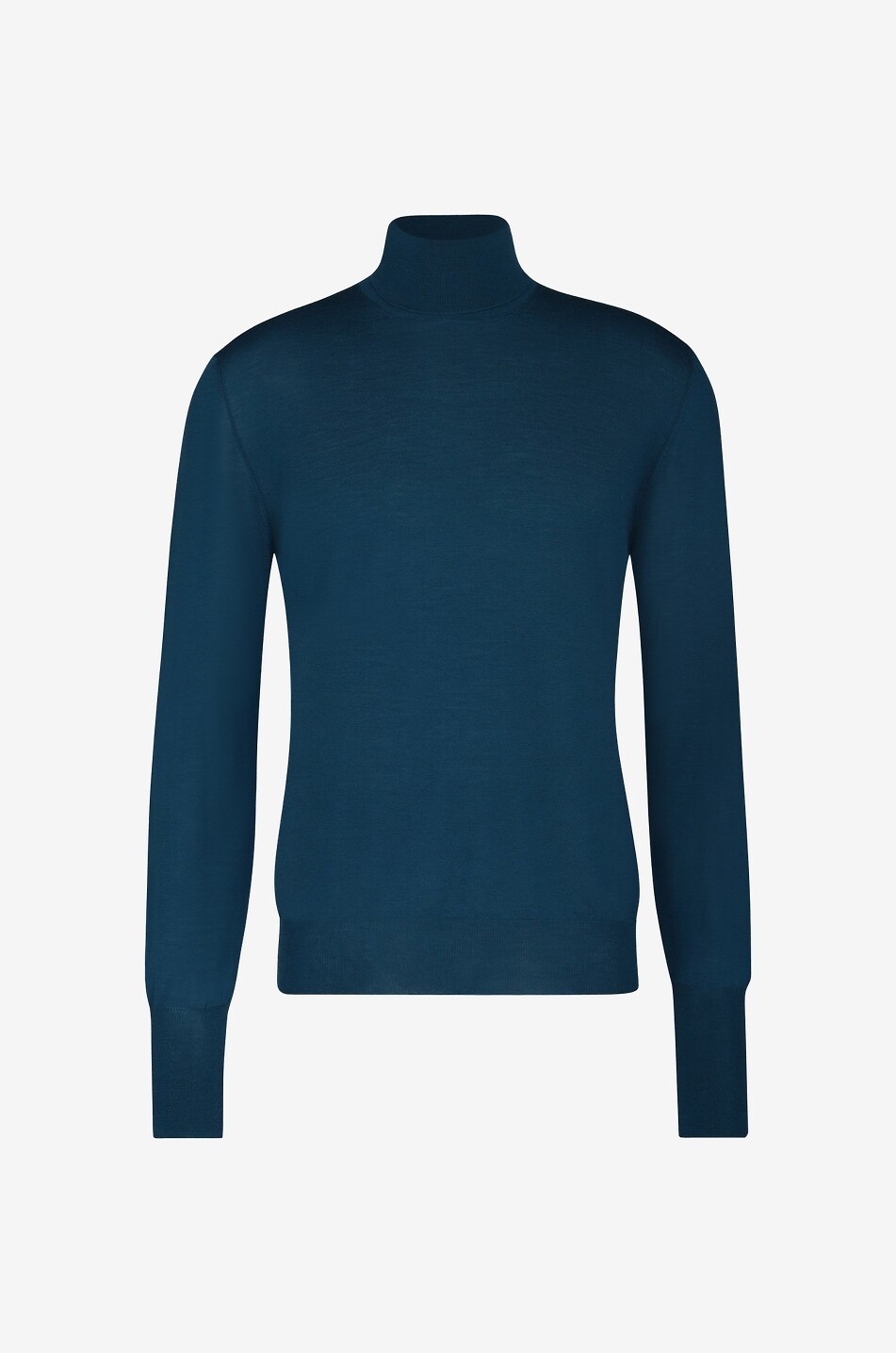 PT TORINO COLLECTION Feiner Schurwollpullover mit Rollkragen Herren DUNKELBLAU 1