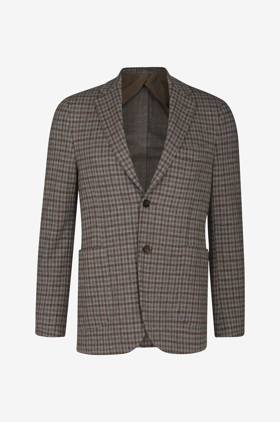 Karierter Blazer aus Wolle