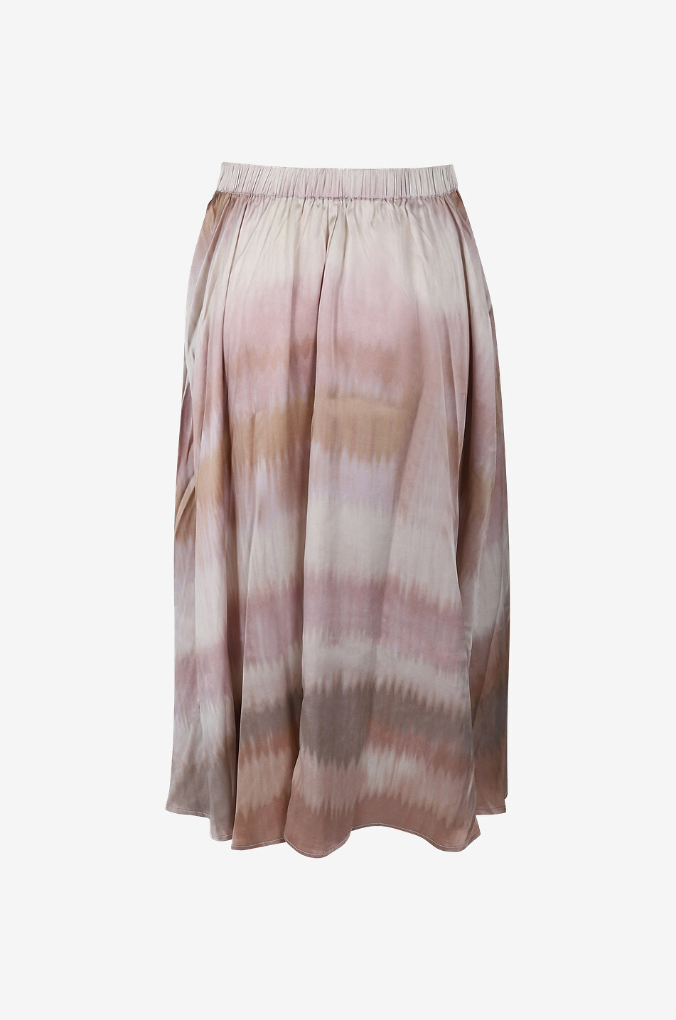 Silk midi skirt
