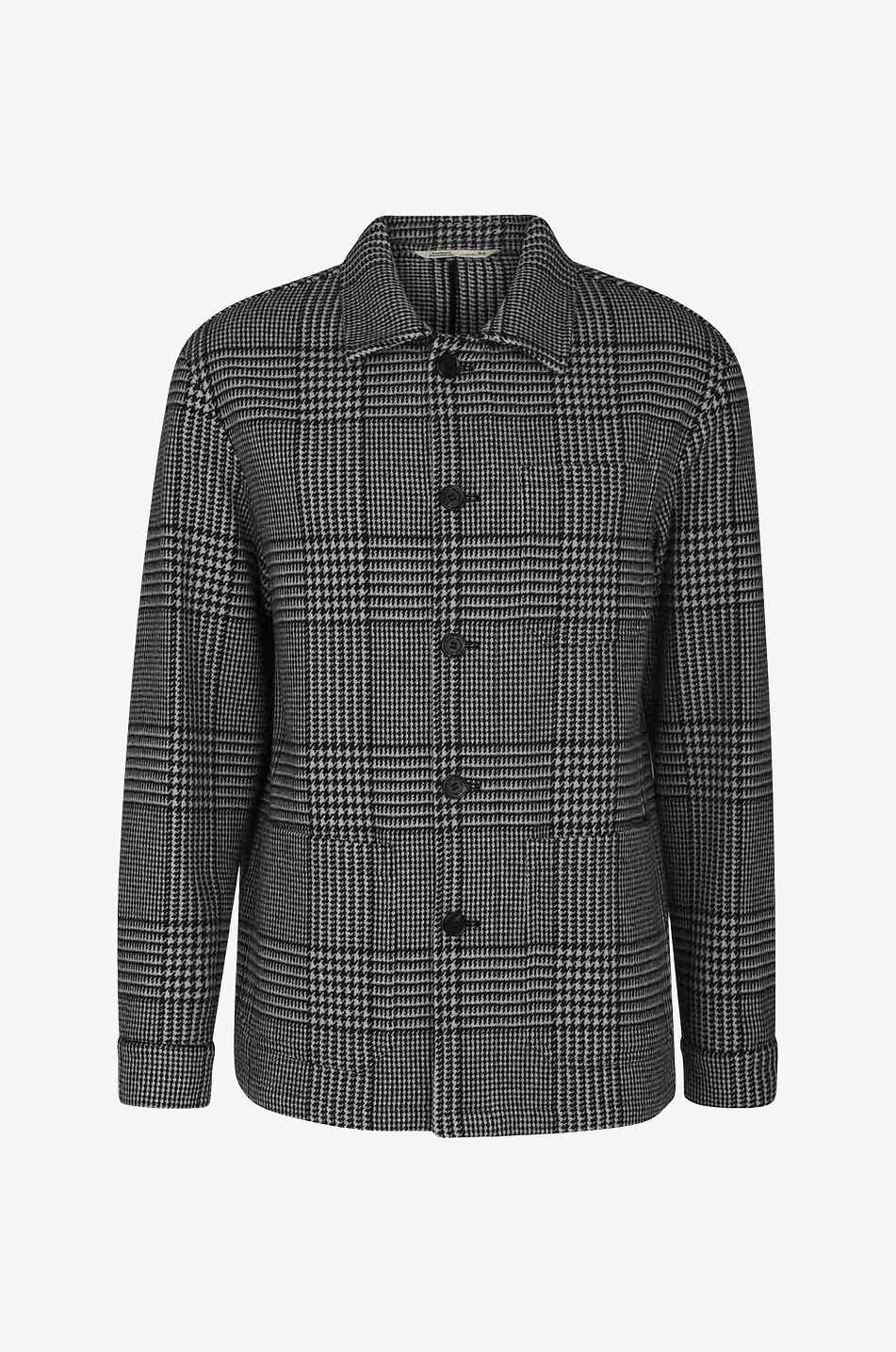 Hemdjacke aus Schurwolle und Kaschmir