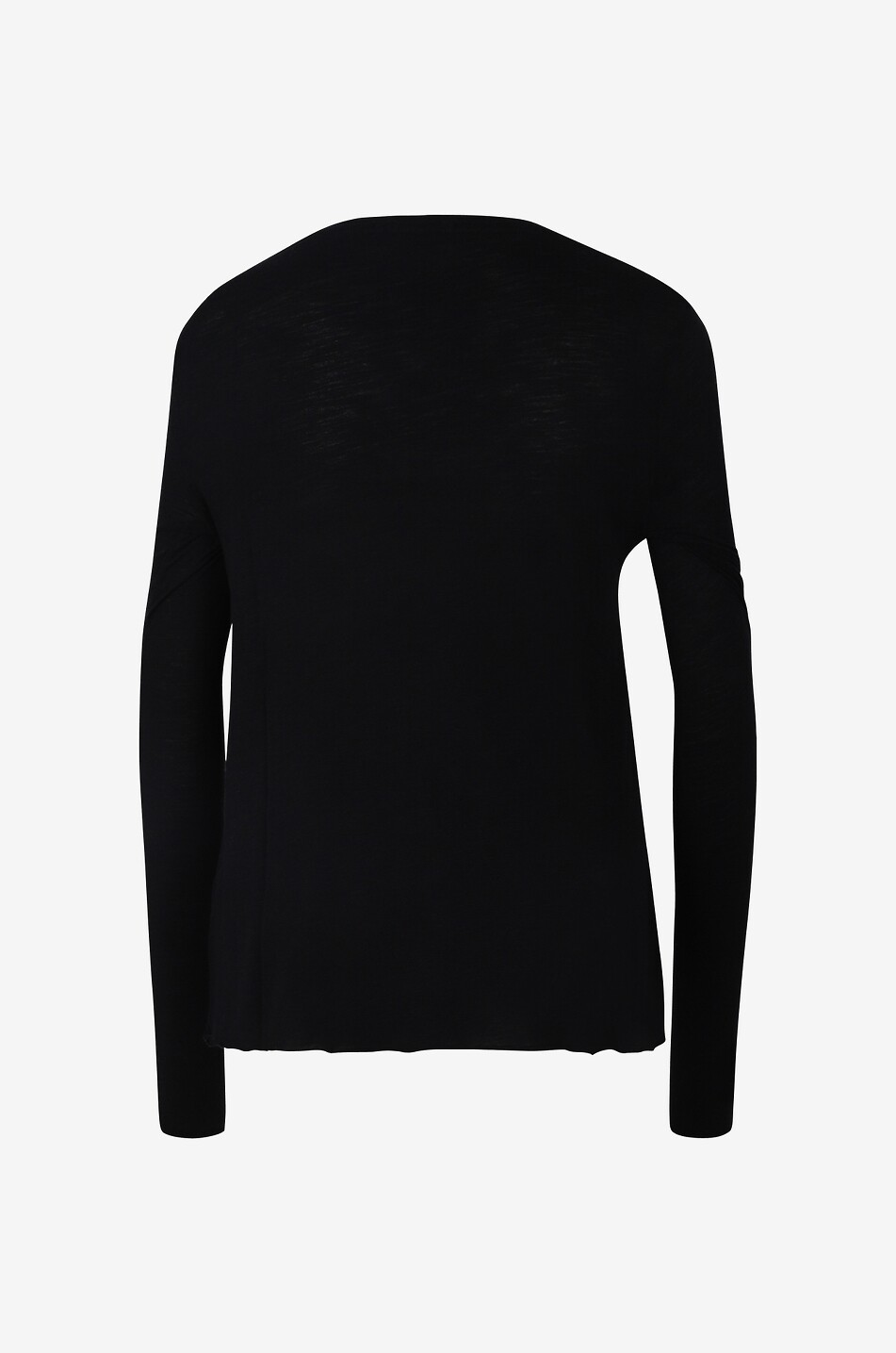 AMERICAN VINTAGE T-shirt en coton à manches longues Jacksonville Femme NOIR 2