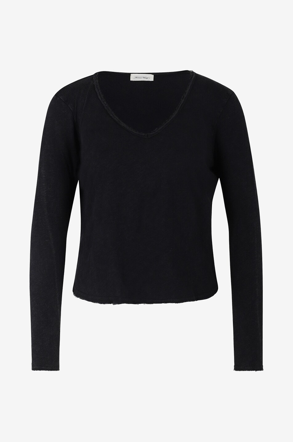AMERICAN VINTAGE T-shirt en coton à manches longues Sonoma Femme NOIR 1