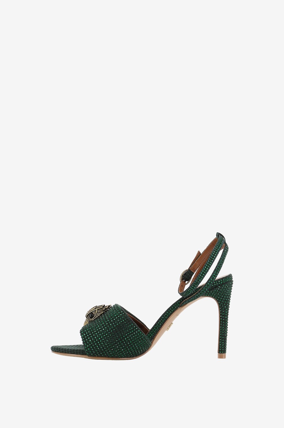 Sandales à talon en cuir Kensington