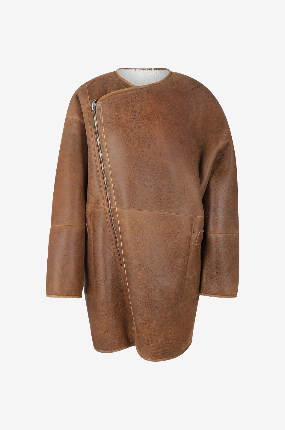 REMAIN BIRGER CHRISTENSEN Sheepskin coat Women LIGHT BROWN 1