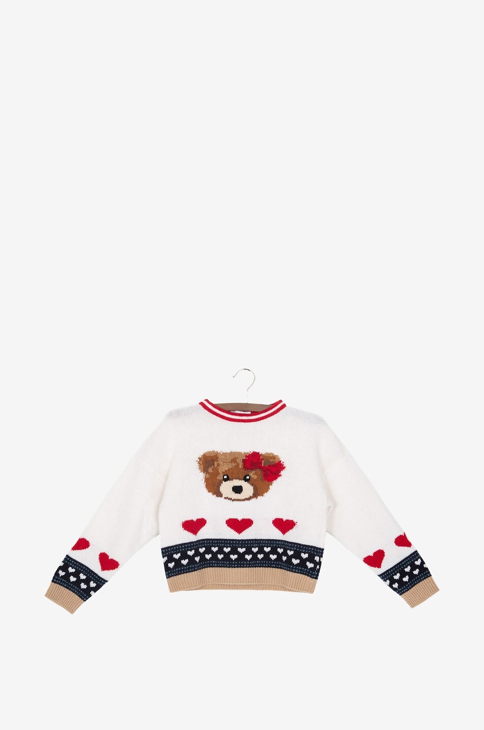 Orsetto girl's jacquard jumper