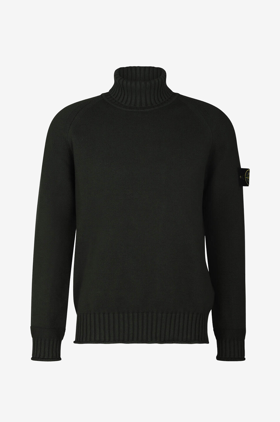 STONE ISLAND Rollkragenpullover aus Baumwolle 505A2 Herren DUNKELGRÜN 1