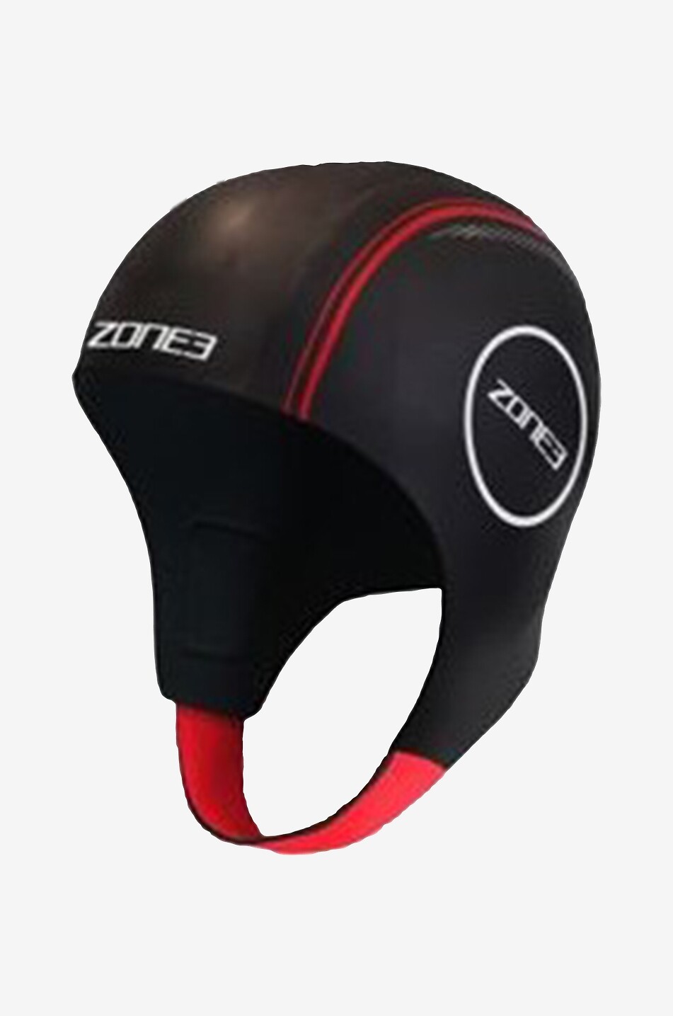 ZONE3 Neoprene swimming cap Unisex BLACK 1