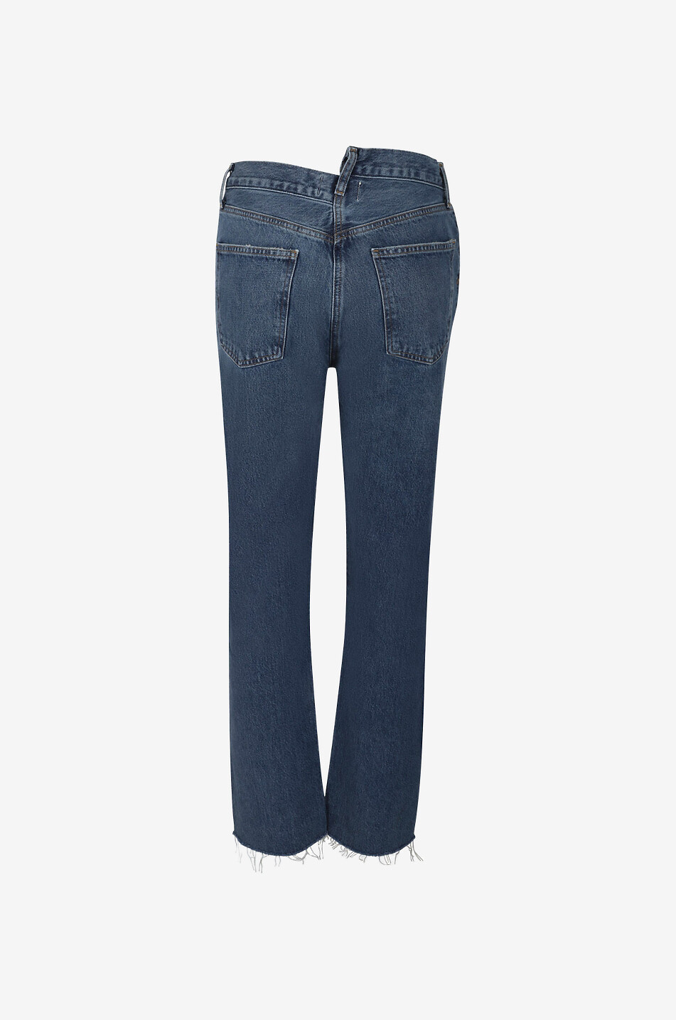Jean droit en coton biologique Broken Waistband