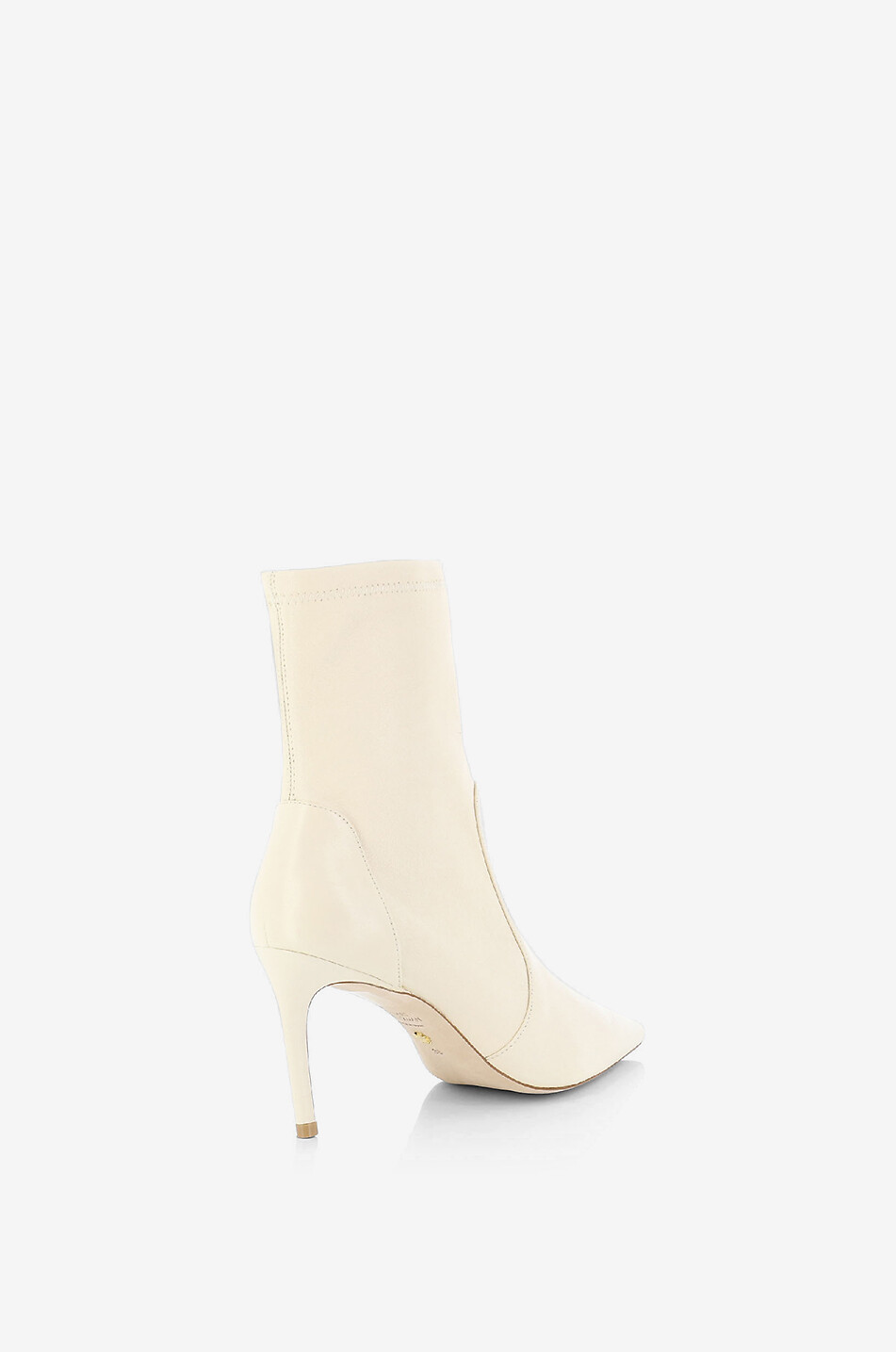 STUART WEITZMAN Stiefeletten aus Stretch-Nappaleder mit Absatz Stuart 85 Damen CREMEFARBEN 4