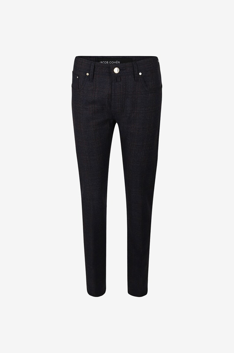 JACOB COHEN Jean droit en laine vierge Bard Homme BLEU MOYEN 1