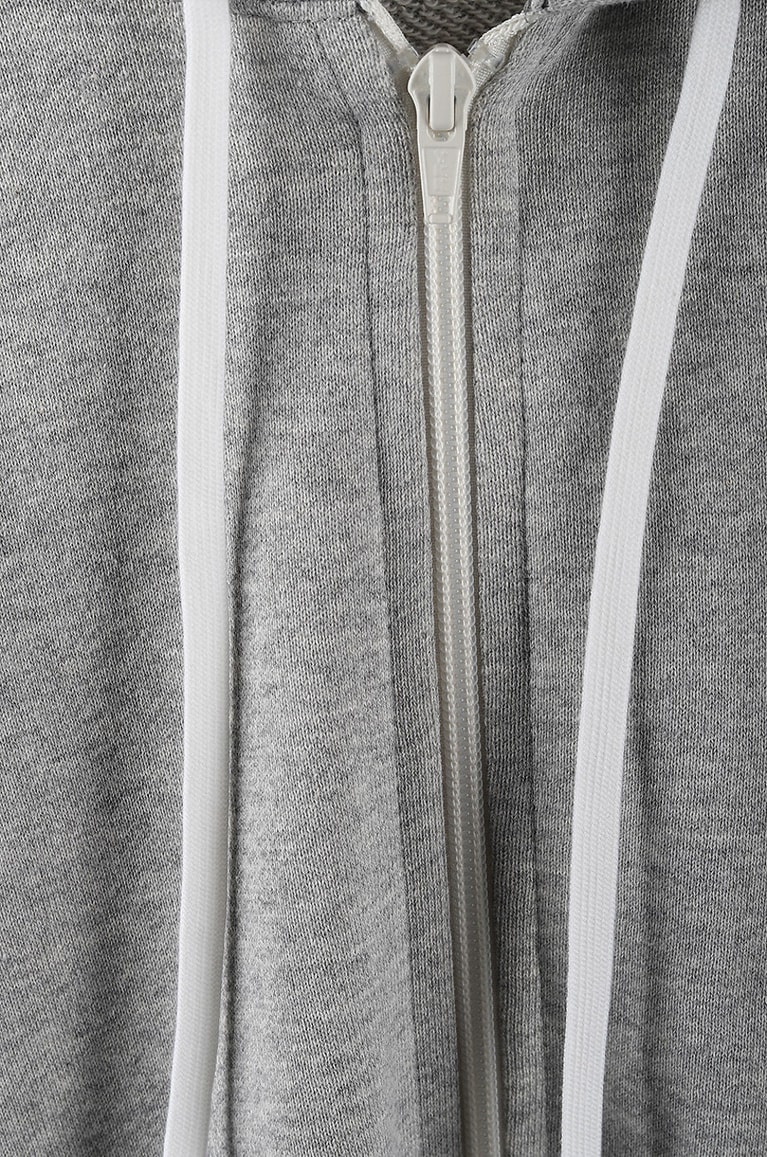 COMME DES GARCONS PLAY Sweat-shirt zippé à capuche Pixelated Heart Homme GRIS 3