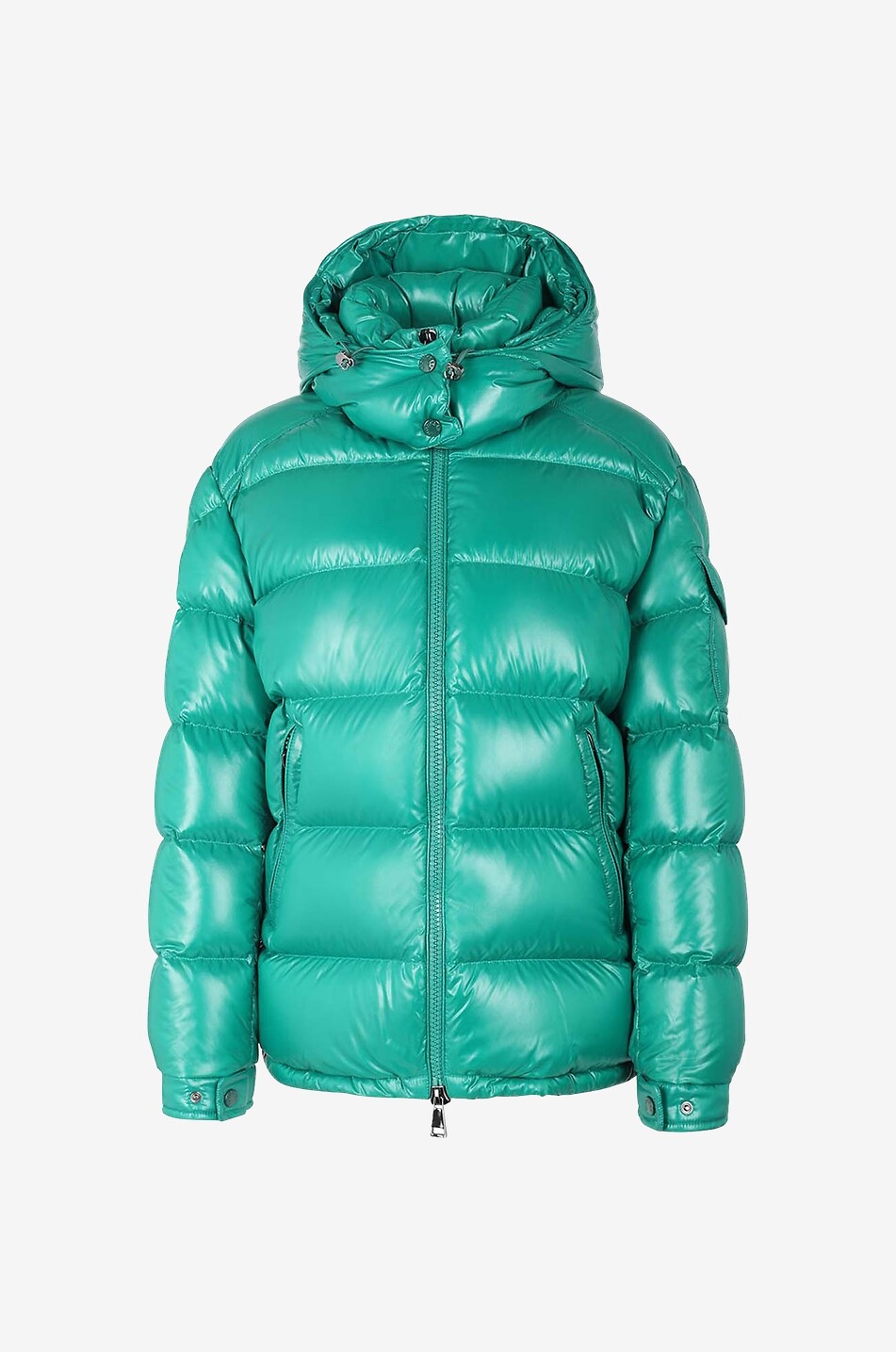 Kurze Daunenjacke aus glänzendem Nylon Maire
