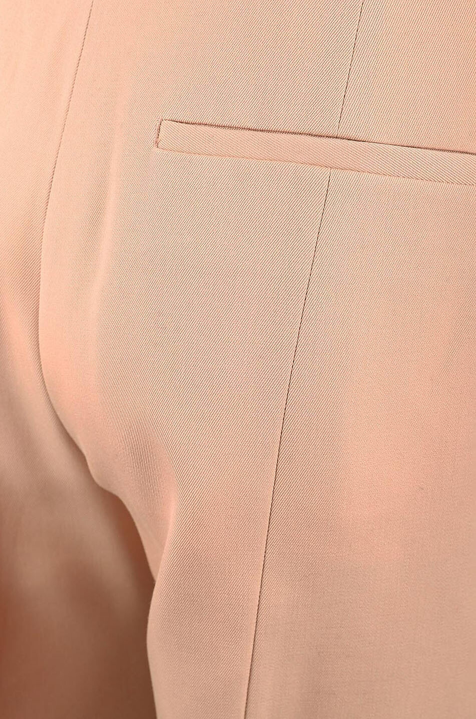 Pantalon large raccourci en gabardine de laine