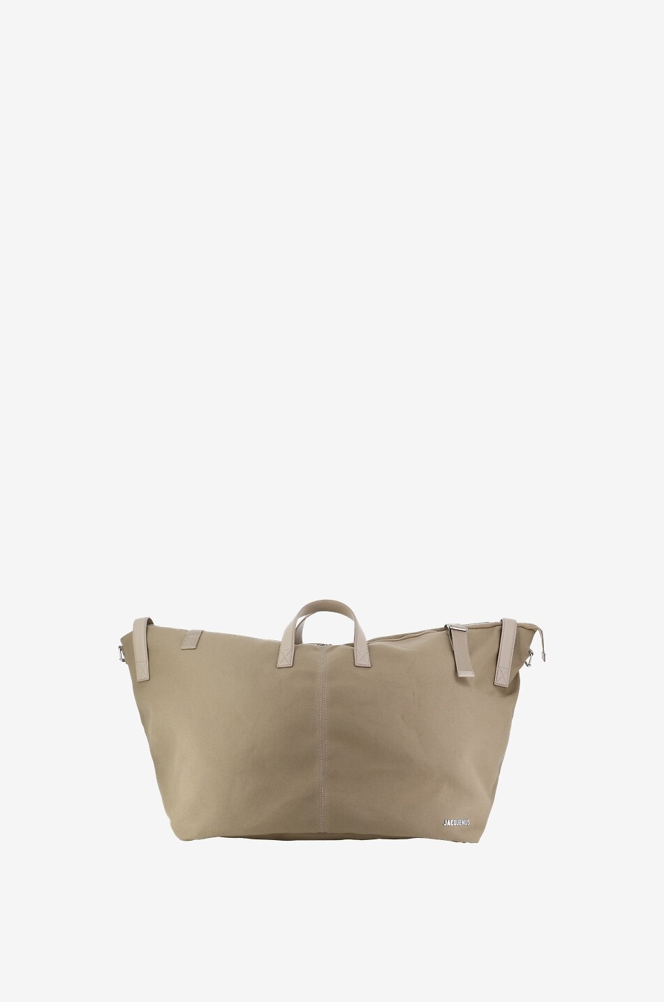 JACQUEMUS Reisetasche aus Baumwolle und Leder Le Sac à Linge Damen BEIGE 1