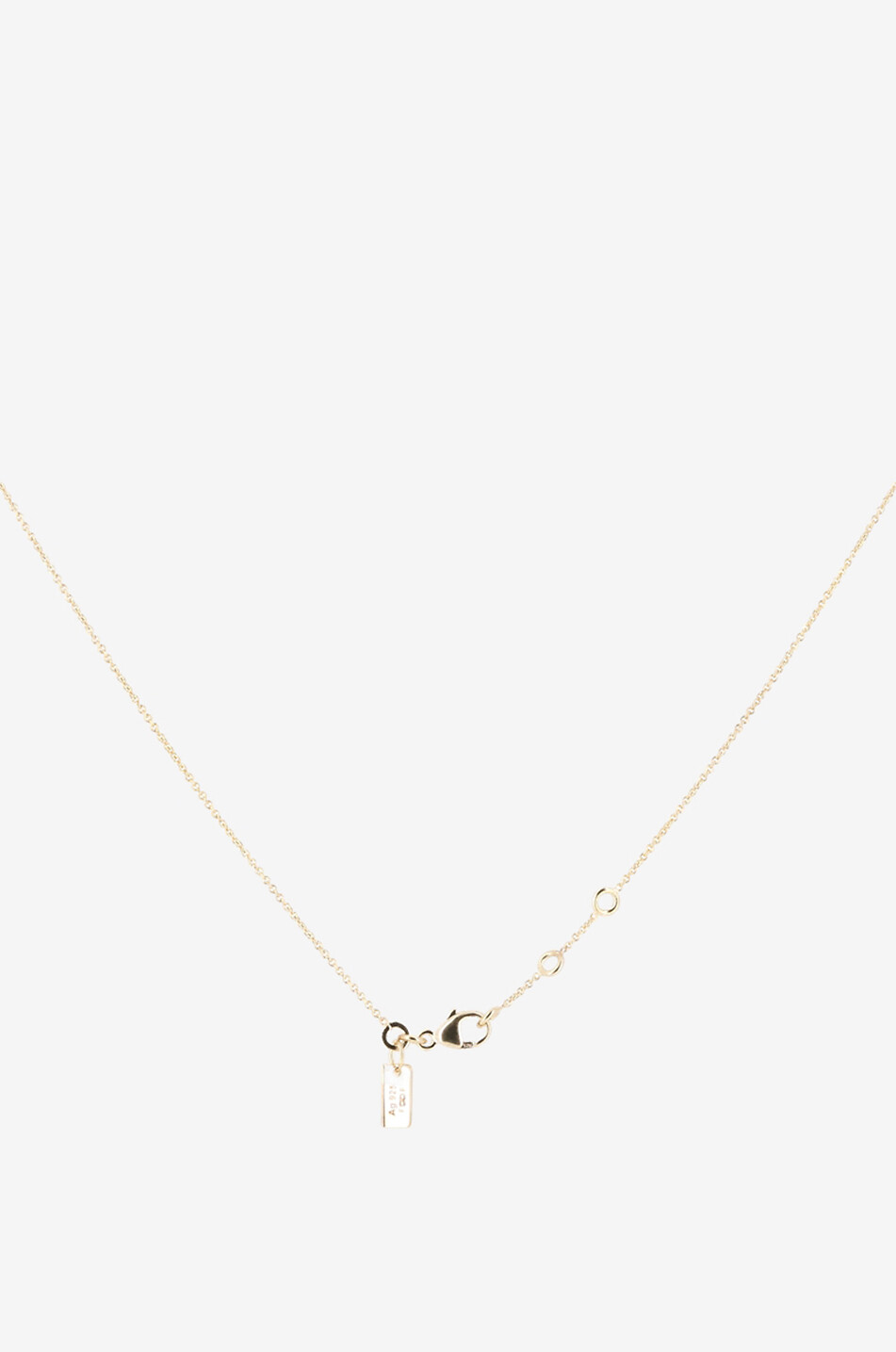 AVINAS Goldene Halskette mit Strass Tiny Moon Damen GELB 2