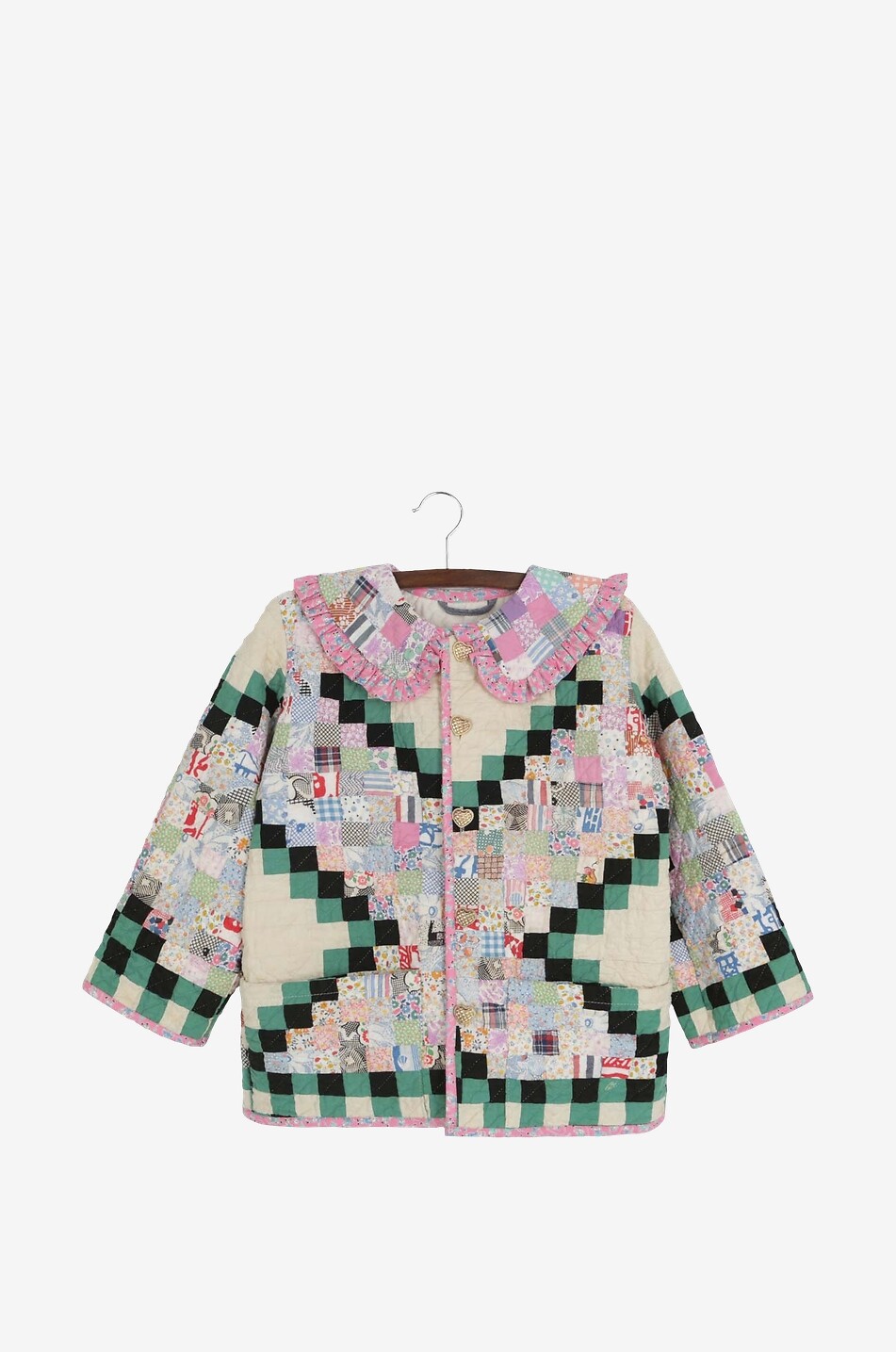 Veste fille patchwork légère Lancaster Littles Style 1