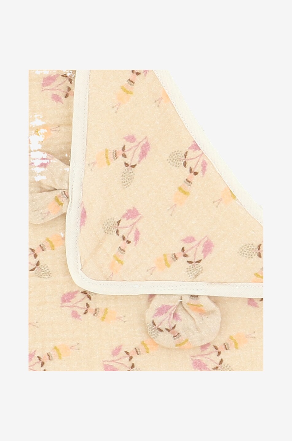 MINIKANE April Flowers hooded towel for doll Baby MULTI COLOURED 2