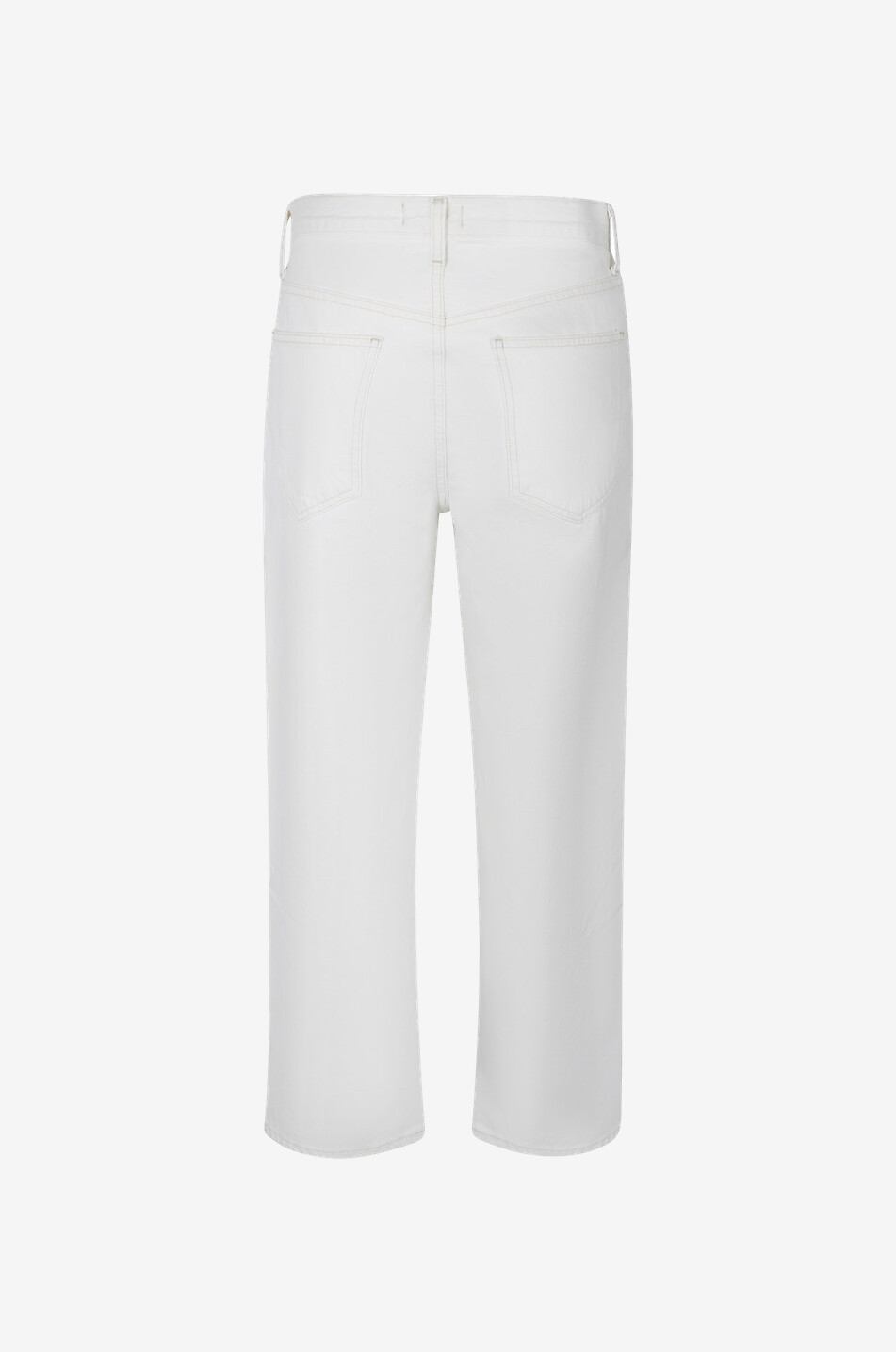AGOLDE Jean décontracté en coton Criss Cross Femme BLANC 2