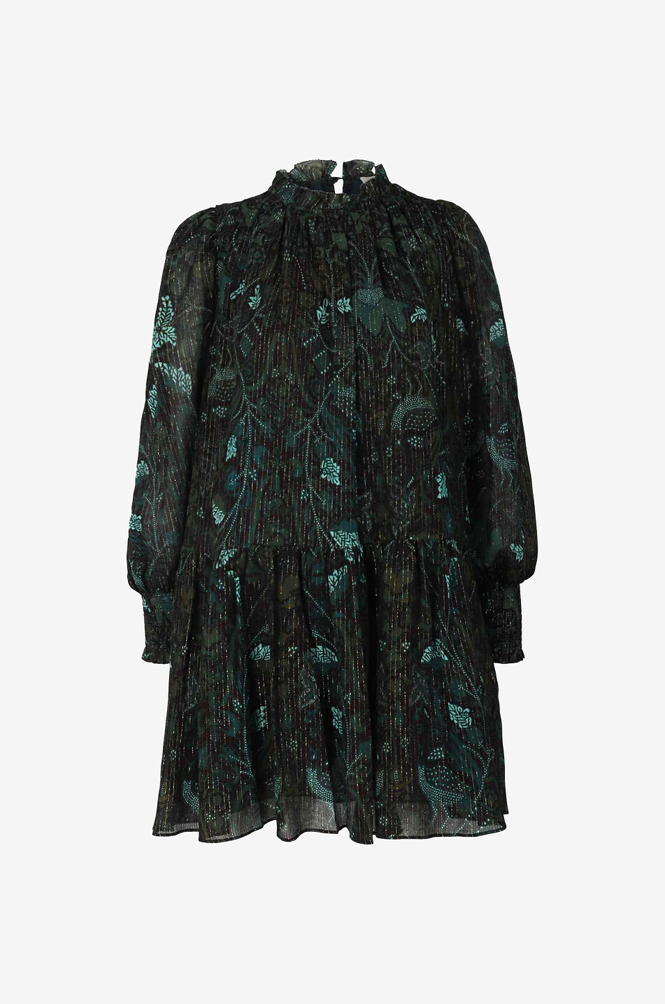 Robe courte en coton et viscose Maja