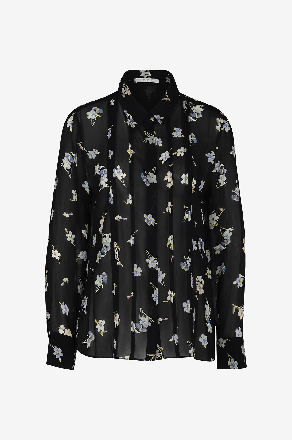 Hemd aus Viskose Midnight Blossom