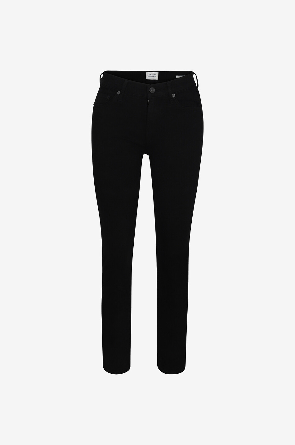 CITIZENS OF HUMANITY Skyla cotton cigarette jeans Women BLACK 1