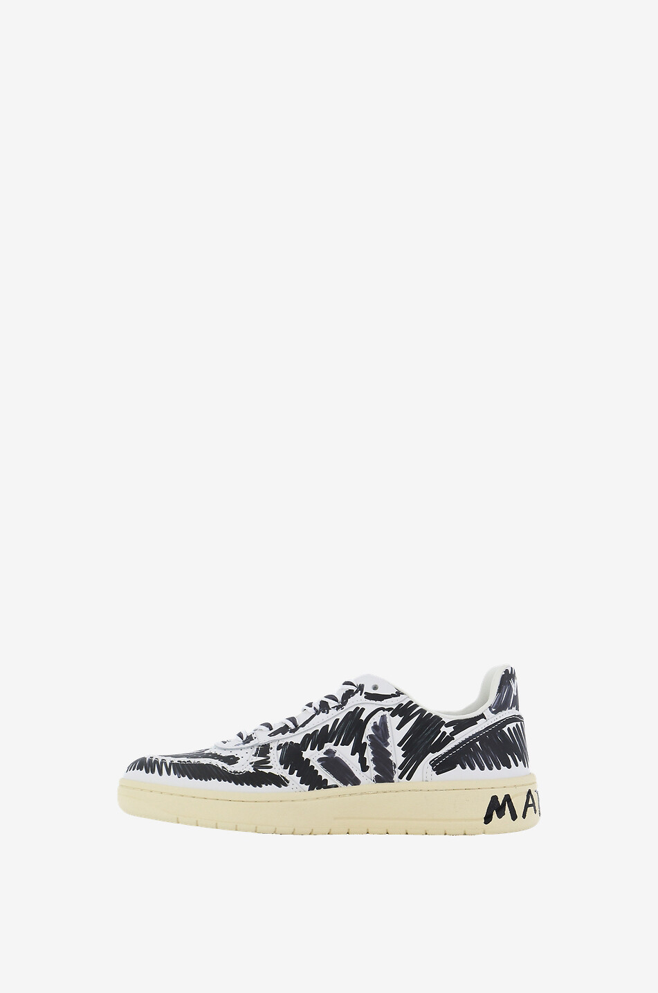 VEJA Niedrige Sneakers aus Leder V10 All Black Marni Damen SCHWARZ 3