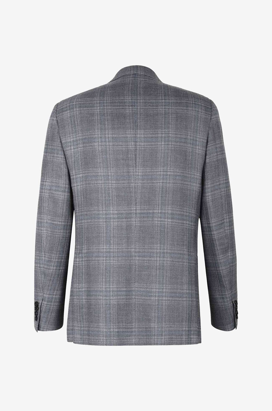 Ravello checked wool and linen blazer