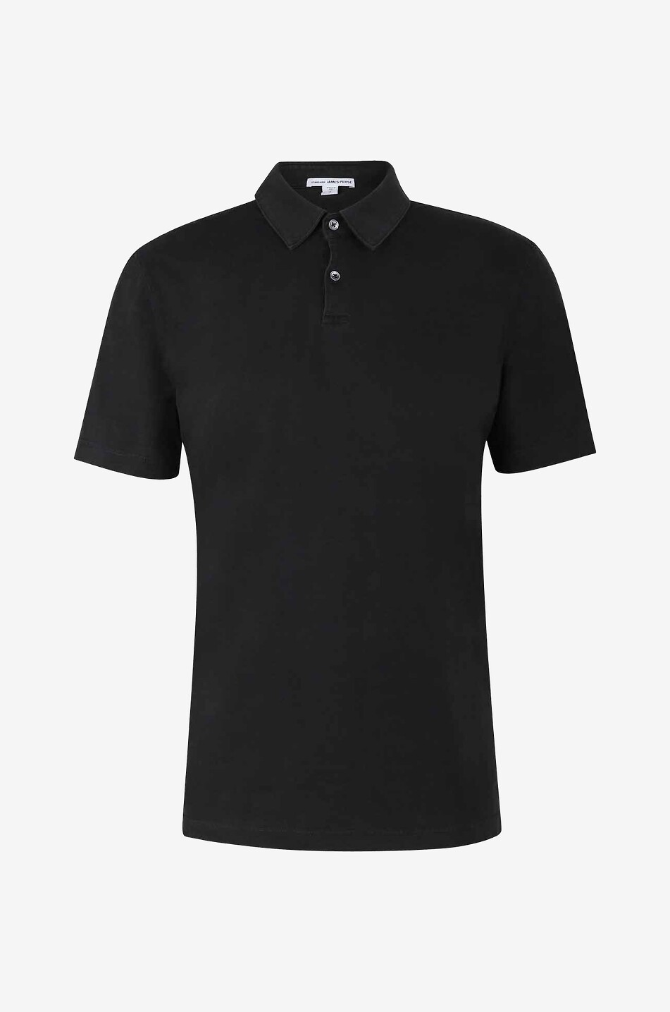 JAMES PERSE Supima cotton polo shirt Men BLACK 1