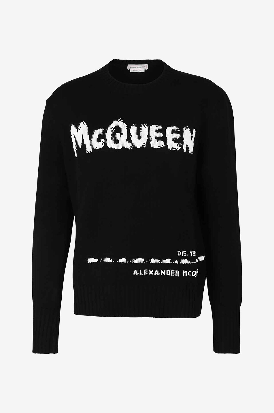 Jacquardpullover aus Baumwolle McQueen Graffiti