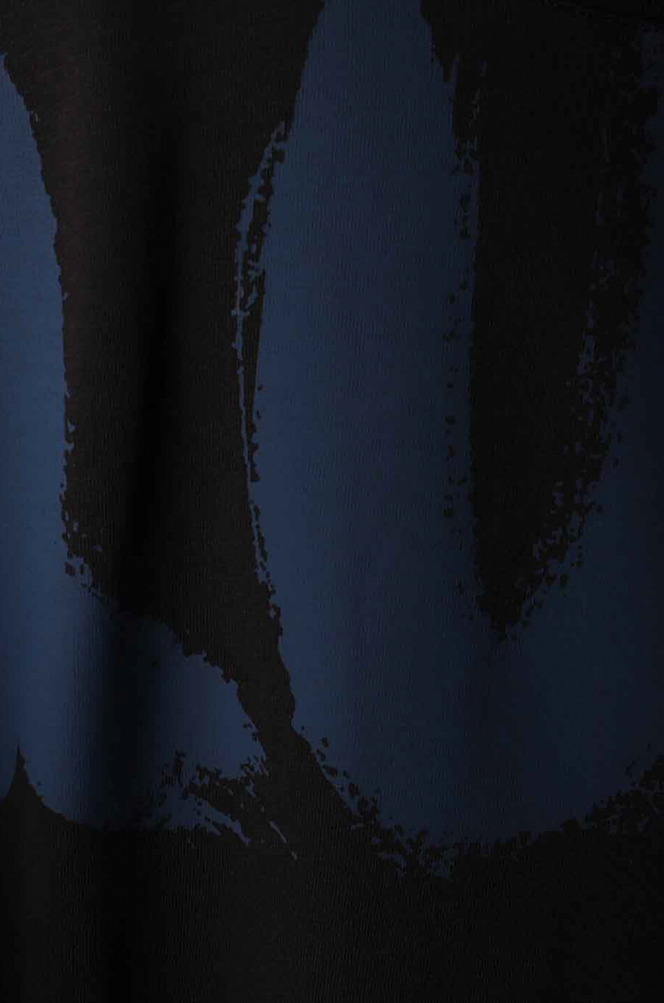 ALEXANDER McQUEEN T-shirt à manches longues McQueen Graffiti Kimono Homme BLEU FONCE 3